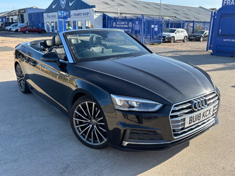2018 Audi A5 Cabriolet 2.0 TDI S line Convertible 2dr Diesel S Tronic quattro Euro 6 s/s 190 ps