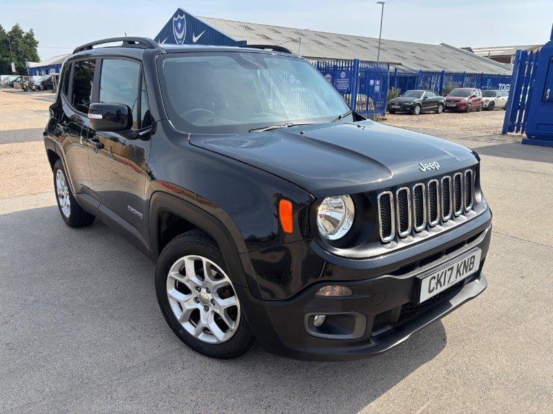 Black 2017 Jeep Renegade 1.6 MultiJetII Longitude SUV 5dr Diesel Manual Euro 6 s/s 120 ps in Portsmouth